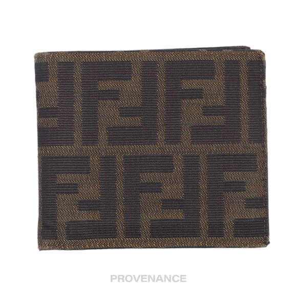 🔴 Fendi Bifold Wallet - FF Zucca Canvas - Picture 1 of 10